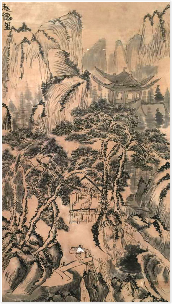 国画《水墨山水》 赵德玺 17岁 指导老师：刘志新.jpg